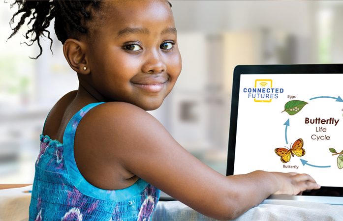  Girl on computer